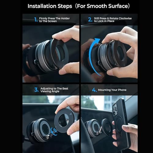 Transform your driving experience with our Advanced Electric Vacuum Magnetic Phone Holder – a 360° Adjustable Suction Cup Mount for All Smartphones. Engineered for maximum safety and efficiency, this innovative car accessory ensures your device is securely accessible while you keep your eyes on the road. Featuring a robust vacuum magnetic grip that withstands even the bumpiest rides, this universal smartphone car holder is compatible with all models. Enjoy effortless installation with its user-friendly one-touch release mechanism. Elevate your connectivity with this sleek and durable phone stand, designed to enhance your driving journey by facilitating easy access to navigation, music, and calls. Ideal for those who prioritize both functionality and style, this mount is a must-have addition to your vehicle’s interior. Optimize your driving experience today with this essential smartphone accessory that seamlessly combines practicality and cutting-edge technology.