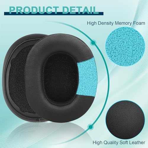 Transform Your Listening Experience with Premium Cooling Gel Ear Pads for Skullcandy Crusher Wireless, EVO, ANC, and Hesh 3 Headphones – Ultimate Comfort, Superior Sound Isolation, and Long-Lasting Durability for Enhanced Audio Enjoyment