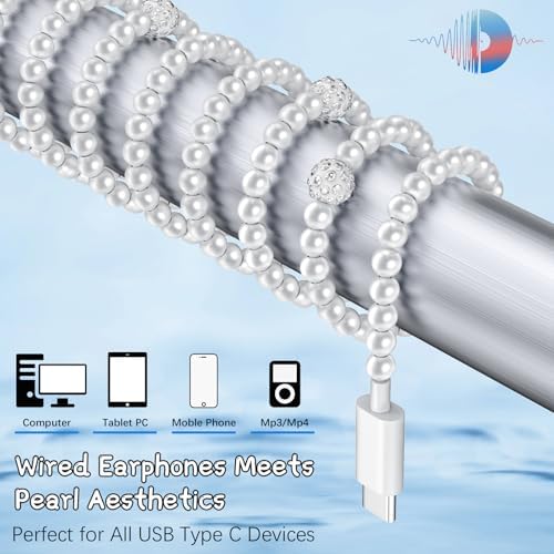 Elevate Your Listening Experience with Premium USB C Wired Earbuds for i Phone 16 Pro – Outstanding Sound Clarity, Ergonomic Comfort & Magnetic Lock for Tangle-Free Storage – Compatible with i Pad Pro & Samsung Galaxy S25/S24/S23/S22/Ultra Note 10/20 – Ideal for Audiophiles & Casual Users Alike