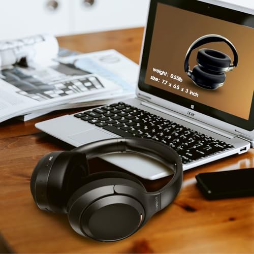 Discover Ultimate Sound Freedom with MANAYO’s Active Noise Cancelling Bluetooth Over-Ear Headphones – 150 Hours of Uninterrupted Playtime, Foldable Convenience, and Next-Gen Bluetooth 5.3 for Superior Sound Quality and Connectivity. Perfect for Music Lovers and Audiophiles Alike!