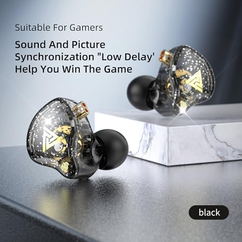 Experience Unmatched Audio Precision with QKZ AK6 Pro Wired Gaming Earbuds – Featuring a Powerful 10 mm Dynamic Driver for Rich, Deep Bass, Integrated Microphone for Effortless Communication, Available in Sophisticated Black & Eye-Catching Color Variations – Perfect for Gaming, Streaming, and Professional Calls – Ultra-Lightweight Design for All-Day Comfort and Universal Device Compatibility. Enhance your Sound Journey with Exceptional Clarity and Ergonomic Fit for Endless Hours of Enjoyment.