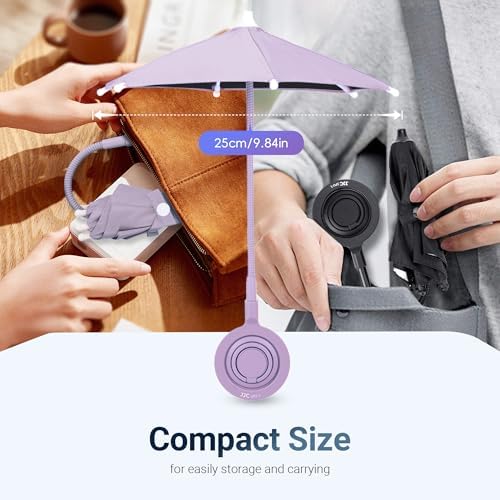 Magnetic Cell Phone Umbrella for Sun,Universal Cute Phone Sunshade Shield Cover with 360°Adjustable & Rotatable Phone Ring,Outdoor Anti-reflective Phone Sun Visor for Magsafe Cell Phone/Android/Kindle – Enhanced Compatibility and Speed