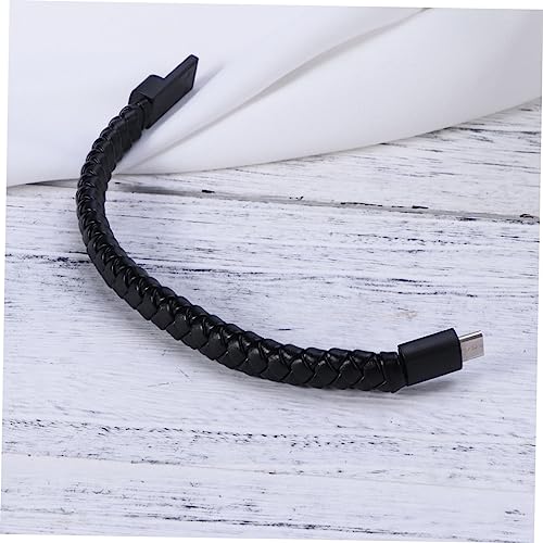3pcs Charging Cable Bracelet Data Charge Cord Braided Wristband Style Portable USB-c Cable for Devices – Enhanced Compatibility and Speed
