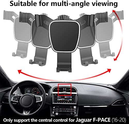 Jaguar F-PACE 2017-2020 Custom Car Phone Holder – Premium Adjustable Air Vent Mount for Secure Smartphone Navigation and Hands-Free Operation, Sleek Interior Accessory for Enhanced Driving Experience