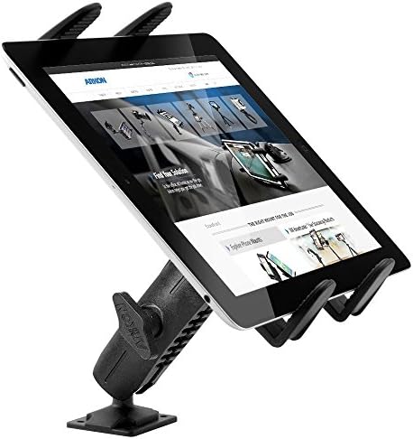 Ultimate ARKON Heavy-Duty Car Phone Holder with Secure Grip | Adjustable Drill Base Mount for i Phone, Samsung, Google & Nokia | Spring-Loaded Smartphone Holder Expands to 7.25 Inches | Reliable Accessory for Safe Navigation & Hands-Free Use