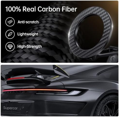 SYNCWIRE Mag Safe Car Mount – Advanced Magnetic Phone Holder for Secure Dashboard Use, 360° Flexible Rotation for i Phone 12-16 Pro Max – Optimal Safety & Enhanced Accessibility While Driving