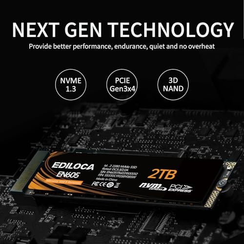 Unleash Blazing Performance with the EN600 PRO 256 GB NVMe SSD – Lightning-Fast 3200 MB/s Speeds for Gamers & Creators, PCIe 3.0 Gen 3 x4 M.2 2280 Internal Drive with Advanced SLC Cache and 3 D NAND TLC, Equipped with Graphene Cooling Sticker for Optimal Durability and Compatibility with PCs, Desktops, and Laptops – Elevate Your Storage Experience Now!