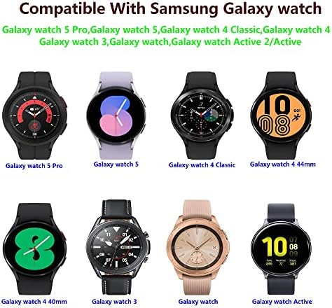 Galaxy Watch Fast Charger Dock – Universal Magnetic Charging Station for Galaxy Watch 8/7/6/5/5 Pro/4/3 and Active/Active2 – Sleek, Portable Design for Quick Power Boosts with Enhanced Compatibility and Durability