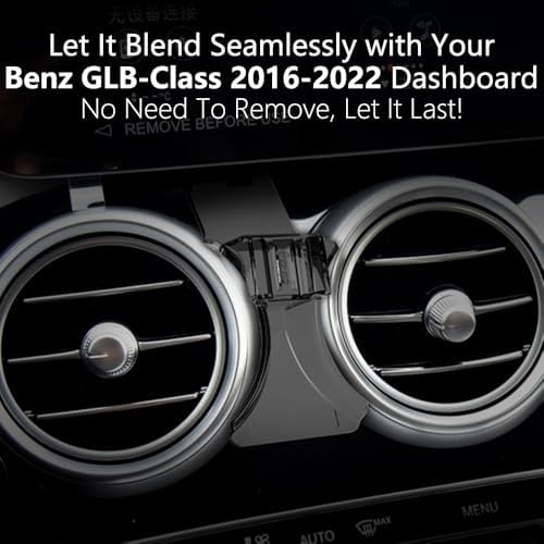 CLEC Premium Mag Safe Car Phone Mount for Mercedes-Benz GLC-Class (2016-2022) & C-Class (2015-2021) – Strong Magnetic Grip, Adjustable Viewing Angles, Seamless Compatibility for i Phone 16/15/14/13/12 Series & All Smartphones – Elevate Your Driving Experience with Enhanced Safety and Style