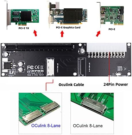 Maximize SSD Performance with NFHK M.2 to Oculink Adapter – Dual 2-to-2 PCIe NVME/AHCI Connector for Enhanced Speed | Supports 2230/2242/2280/22110 mm Drives | Ideal for High-Performance Gaming & Content Creation | Plug-and-Play Installation for Seamless Upgrades | Durable, Compact Design for Reliable Connections