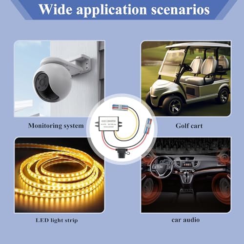 Premium Waterproof DC/DC Buck Converter: Efficiently Convert 10-72 V to Stable 5 V with 5 A Output – Ideal for Automotive, Marine, and LED Lighting Applications Unleash the full potential of your power supply systems with our Premium Waterproof DC/DC Buck Converter, engineered for unmatched reliability and versatility. This advanced voltage transformer seamlessly alters input voltages from 10-72 V to a steady 5 V output at 5 A, making it the perfect solution for a variety of environments including automotive, marine, and LED lighting setups. Featuring a robust waterproof design, the converter guarantees optimal performance in even the most challenging conditions, ensuring your devices remain powered without interruption. With a built-in fuse for added safety, this compact module not only fits into tight spaces but also safeguards against overloads. Transform your power management strategy with this high-quality, lightweight converter that combines durability with user-friendly installation. Elevate your projects today and experience reliable energy solutions tailored to meet your diverse power needs.