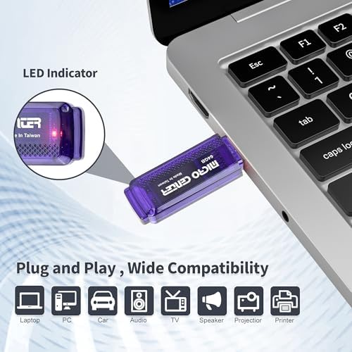 Ultra-Fast 64 GB USB 3.0 Flash Drive 5-Pack – Compact Memory Sticks for Effortless Data Storage and Transfer – Perfect for Home, Office, and On-the-Go Use – Compatible with All Devices