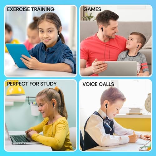 Bulk Classroom Earbuds – 30-Pack Multi-Color Wired Headphones for Kids and Educators, Individually Wrapped for Effortless Distribution and Enhanced Device Compatibility, Ideal for Focused Learning and Engaging Educational Activities