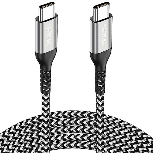 15 FT USB C to USB C Charging Cable – 100 W Fast Power Delivery for i Phone 15 Pro Max, Mac Book Air, i Pad Pro, Samsung Galaxy, One Plus, Google Pixel, PS5 & Xbox – Ultimate Durability and Enhanced Compatibility for Rapid Charging and Data Transfer