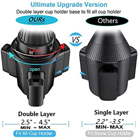 Upgraded 12″ Flexible Gooseneck Magnetic Phone Holder for Car – Ultra Strong X8 N50 Magnet Suction Cup Mount for Secure Dash & Windshield Use – Ideal for Smartphones, Tablets & Enhanced Driving Safety – TECOTEC Automotive Accessory