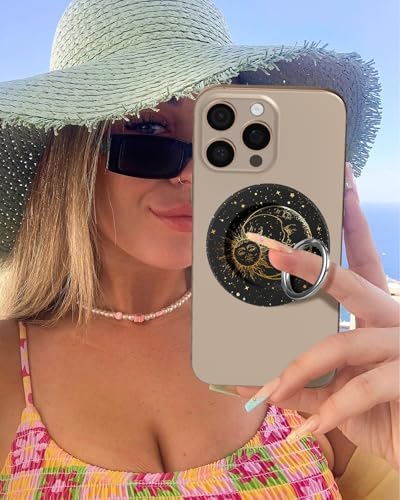 Magnetic Phone Grip Holder for i Phone – Adjustable Mag Safe-Compatible Finger Ring Stand with Fun Designs for Secure Selfies and Video Calls – Lightweight, Durable, and Removable Accessory to Elevate Your Smartphone Experience