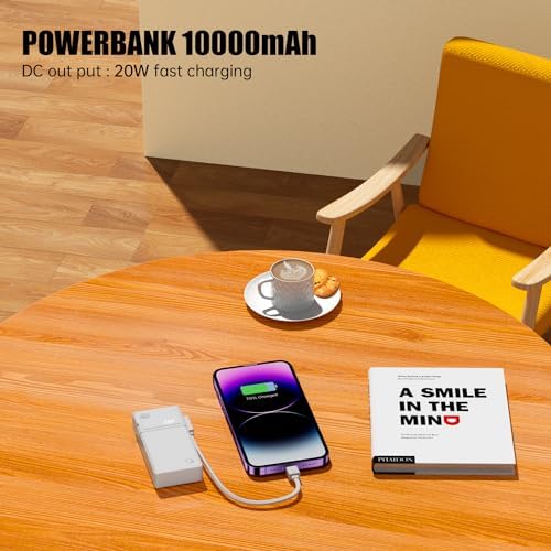 Experience ultimate convenience with the Brand Q Fast Charging Portable Charger, a versatile USB C Power Bank featuring a built-in 30 W AC wall plug. This 10,000 m Ah external battery pack delivers rapid 20 W charging for your i Phone, smartphones, tablets, and more, ensuring you stay powered up during critical moments. Enjoy the flexibility of a removable cable, making storage and transport effortless. Engineered for enhanced compatibility, this multifunctional portable charger allows simultaneous charging of multiple devices without compromising speed. Compact and durable, it is the perfect solution for home, office, or travel use. Elevate your on-the-go charging experience with this essential accessory designed for modern connectivity.