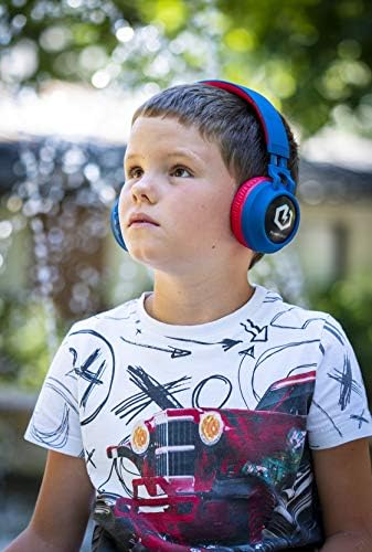 Kid-Friendly Bluetooth Headphones with LED Lights – Safe 85 d B Volume Limit for Young Ears, Foldable Design for Travel Ease, Micro SD Card Playback, Integrated Mic for Calls – Perfect Wireless Audio for Kids’ Adventures and Learning