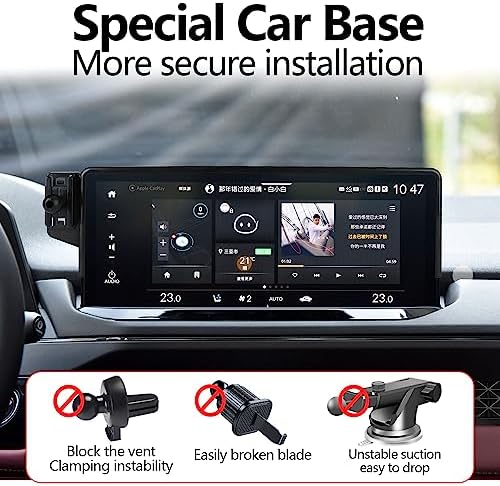 Premium Car Phone Holder Mount for Honda Accord 2008-2012 – Secure Mobile Device Cradle for Effortless Navigation and Hands-Free Use – Sleek No Bar Display Design, Easy Installation, and Enhanced Durability – Perfect for LX, LX-P, SE, EX, EX-L, and LX-S Models – Elevate Your Driving Safety with Optimal Viewing and Stability