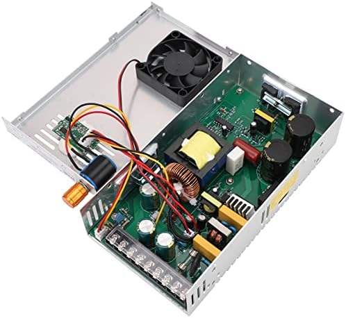 DROK 24 V Adjustable Power Supply – High-Efficiency AC to DC Converter for Reliable Power Delivery, 20 A 480 W Regulated Adapter Perfect for Computer Labs and Versatile Electronic Applications, Adjustable 5 V to 24 V Voltage Transformer for Enhanced Performance and Compatibility