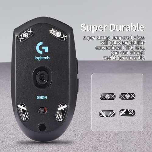 Transform Your Gameplay with immoenuc Glass Mouse Skates for Logitech G502 X Plus & Lightspeed – Ultra-Smooth, Durable Feet Pads for Enhanced Speed and Precision in Gaming Performance!