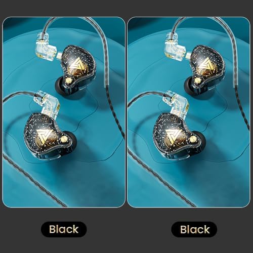 AK6 PRO Wired Gaming Earbuds 2 Pack – Immerse Yourself in Hi-Fi Sound with 10 mm Dynamic Drivers, Deep Bass, and Advanced Noise Cancellation – Ergonomically Crafted for Ultimate Comfort in Stylish Black and Purple Finish, Universally Compatible with All Devices