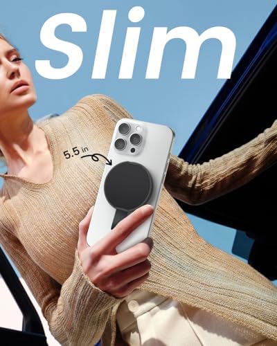 Revolutionize Your Mobile Experience with the Mii KARE Iron Grip Slim Magnetic Phone Holder – Dual Grip Technology for Ultimate Stability | Versatile Magnetic & Suction Phone Mount for Gym, Shower, Kitchen | Universal Compatibility with i Phone 16 Pro Max, 15, 14, 13, 12 | Effortless Hands-Free Operation & 360-Degree Viewing Angles for Convenience on the Go