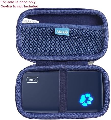Anleo Premium Hard Shell Travel Case for INIU 10000 m Ah Power Bank – Ultimate Protection with Impact Resistance & Stylish Blue Design for On-the-Go Charging Solutions