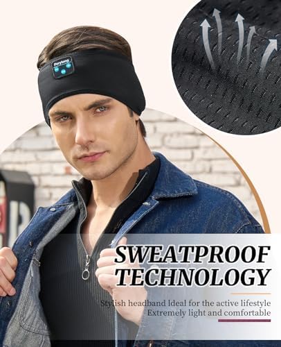 Perytong Wireless Bluetooth Sports Headband Headphones – Ultimate Comfort & Crystal-Clear Sound for Sleep, Yoga & Jogging – Perfect for Insomnia Relief, Meditation, and Easy Device Pairing