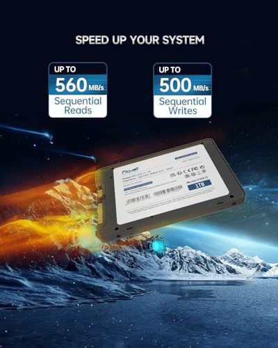 Transform Your Computing Power with the FS810 500 GB SATA III SSD – Ultra-Fast Solid State Drive for Desktops & Laptops, Achieve 560 MB/s Speed & 3 D NAND TLC Technology for Enhanced Gaming and Productivity Boost