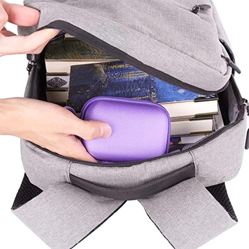 Khanka Protective Hard Case for Anker 45 W Wall Charger & 20 W Portable Charger – Ultimate Travel Companion for Anker 521 Power Bank (Power Core Fusion) – Lightweight Shockproof Design, Modern White Finish, Secure Zipper Closure for Enhanced Portability and Device Safety
