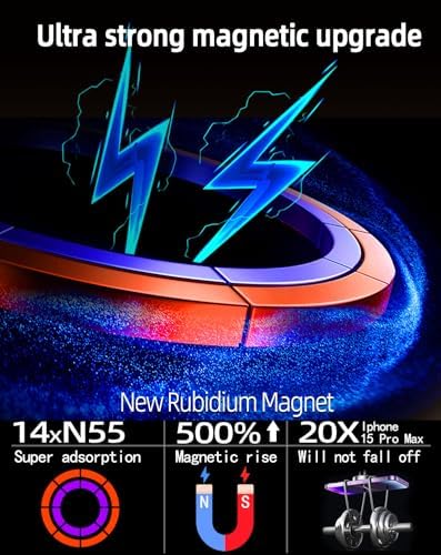 Revolutionize Your Driving with the 15 W Mag Safe Car Mount Charger – Ultra-Strong Magnetic Holder for i Phone 12-16 Pro Max Plus, Qi2 Wireless Technology, Three-Fold Rotation for Optimal Convenience and Safety, LED Charging Indicator – The Ultimate Solution for Effortless Navigation and Hands-Free Communication