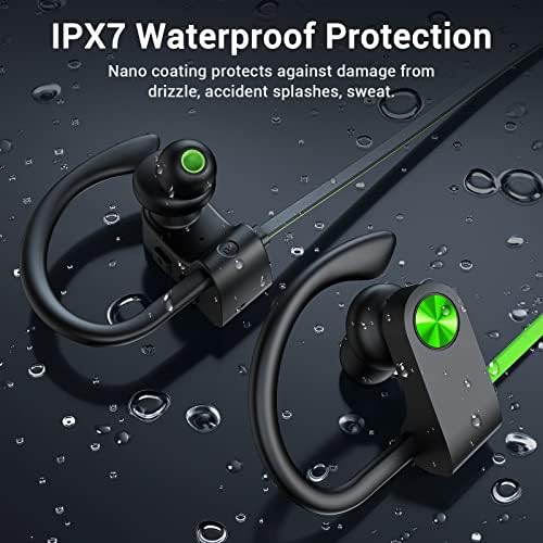 Ultimate Bluetooth 5.3 Waterproof Sports Earbuds – IPX7 Rated, 16-Hour Playtime, Noise Cancelling Mic, and Powerful Hi-Fi Bass for Active Lifestyles – Ideal for Gym and Running Enthusiasts