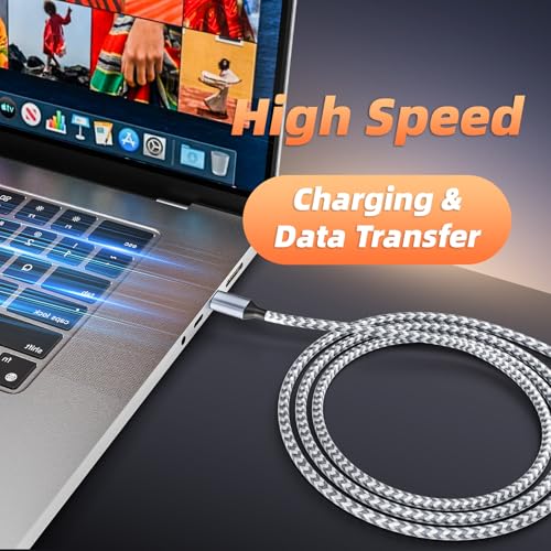 10 FT USB to USB C Fast Charging Cables – 3-Pack of Durable Type C to USB A Charger Cords for i Phone 16/15, i Pad, Galaxy S25/S24/S23/S22 – Enhanced 3.1 A Speed & Long Reach for Ultimate Convenience and Compatibility