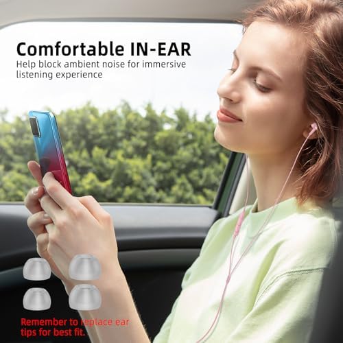 APETOO USB C Wired Earbuds: Unmatched Sound Quality and Noise Isolation for Samsung Galaxy S25/S24/S23 & i Phone 16 – Ergonomic In-Ear Design for Ultimate Comfort and Broad Device Compatibility – Fast USB C Connectivity for Effortless Music Enjoyment and Immersive Listening Experience