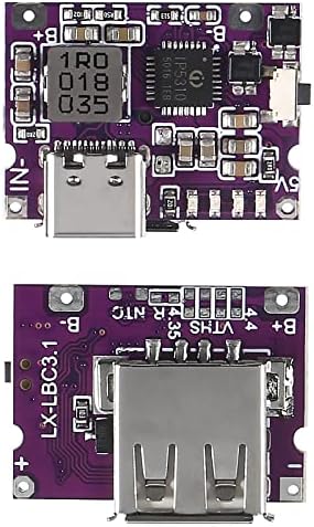 Ultra-Fast Type-C USB Boost Converter Module – 4-Pack 5 V 3.1 A High-Efficiency Charging Kit with Integrated Switch & LED Status Light for Enhanced Mobile Power Bank Functionality and Versatile Device Support