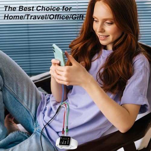 Universal Multi-Device Fast Charging Cable: 4-in-2 Nylon Braided Charger for Apple Watch Ultra, SE, Series 10-1, i Phone 16-13, and Android Phones (5 FT) – Ultimate Versatility and Rapid Power Solution for All Your Electronics