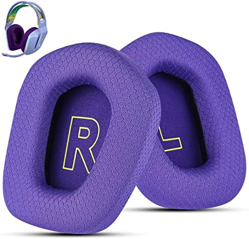 Upgrade Your Gaming with Premium Soft Mesh Ear Pads for Logitech G733 & G335 – Noise-Isolating Foam Enhances Comfort and Sound Quality (Black)