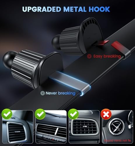 Mag-Safe Car Charger Mount: 15 W Magnetic Wireless Charging Solution for i Phone 12-16 Series – 3-in-1 Multifunctional Holder for Enhanced Navigation and Streaming – Sleek, Durable Design Perfect for Tech Lovers on the Go