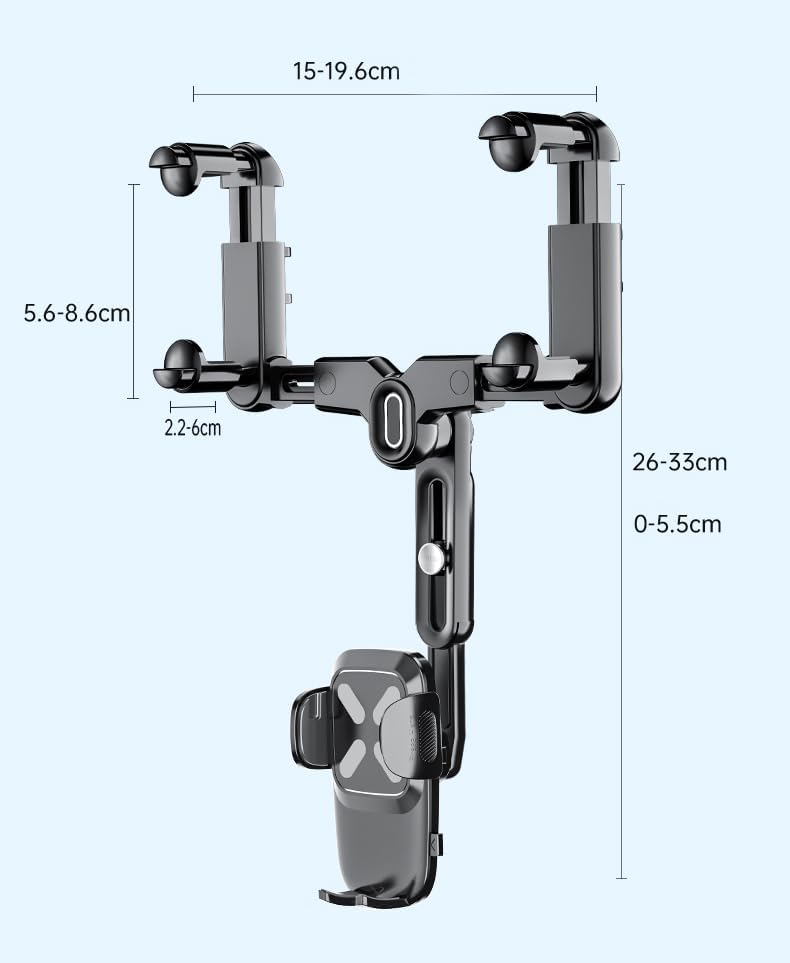 Revolutionize Your Driving Experience with Our Premium Mag Safe Car Mount – Secure Rear View Mirror Phone Holder for i Phone 16/15/14/13/12 Series & All Mag Safe Devices – Effortless Installation, Adjustable Viewing Angles, and Superior Magnetic Grip for Ultimate Safety and Convenience