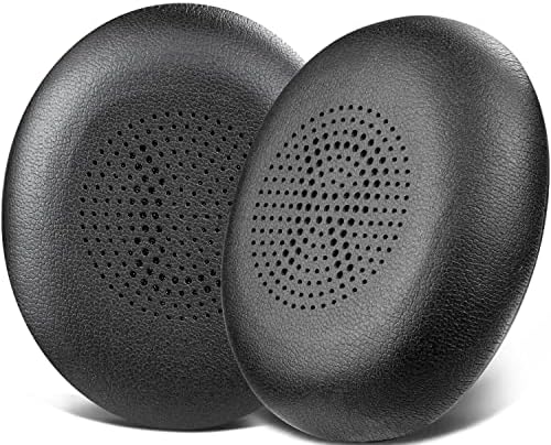 Premium SOULWIT Replacement Earpads for Jabra Evolve2 65 & 40 – Ultra-Comfort Protein Leather Cushions for Enhanced Sound Isolation and Longevity – Effortless Installation in Sleek Black Finish – Perfect On-Ear Headset Upgrade for Extended Listening and Productivity