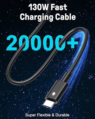 Universal USB-C Laptop Charger 65 W/45 W – Fast Charging AC Adapter for Lenovo, HP, Dell, Acer, Chromebook & More – Enhanced Compatibility & Power Supply for Think Pad, Yoga, XPS, Samsung, Google Devices – 12-Month Warranty Included