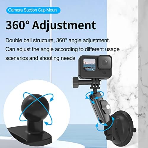 TELESIN Electric Magsafe Car Mount Vacuum Magnetic Car Phone Holder 105N 360° Reinforced Adjustable Swivel Lock, Suction Cup Phone Mount for Your Car/Gym/Mirror/iPhone & Android – Enhanced Compatibility and Speed