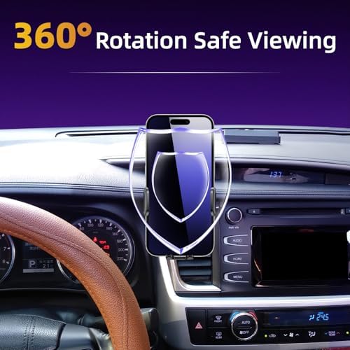 Premium Adjustable Car Phone Holder for 2014-2019 Toyota Highlander – Perfect Fit for 4-7 Inch Devices, Enhanced Safety & Convenience, Effortless Installation, Durable Design, Ideal for Hands-Free Navigation