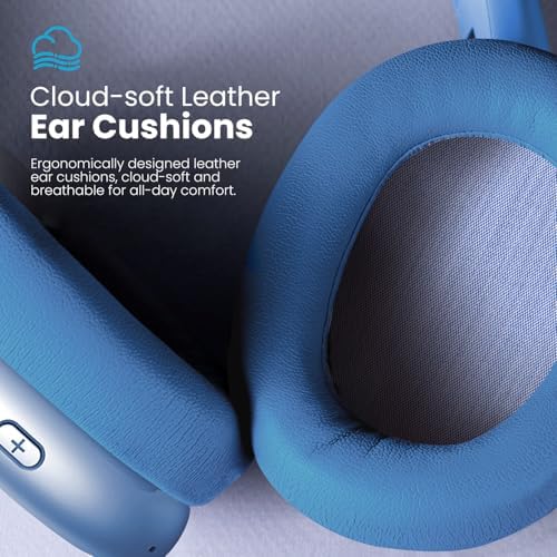 Transform Your Listening Journey with Y01 Wireless Over-Ear Headphones – Advanced Bluetooth 5.3, Superior Noise Cancellation, 48-Hour Battery Life, and Exceptional Comfort in Elegant Pink – Perfect for i OS, Android, Samsung, and PC Enthusiasts Seeking Seamless Audio Bliss