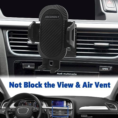 Audi A4/A5/S4/S5/RS4/RS5/Allroad Phone Holder Mount (2017-2024) – Thick Case Friendly Air Vent Cradle for Optimal Navigation and Hands-Free Calling – Durable & Stylish Mobile Device Accessory for All Smartphones