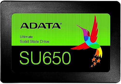 Upgrade Your Gaming & Performance with ADATA ASU650 960 GB SATA III SSD – Lightning-Fast 520 MB/s Read Speed for Instant Access and Enhanced Storage Solutions – 3 D NAND Technology for Ultimate Reliability in a Compact 2.5″ Internal Drive