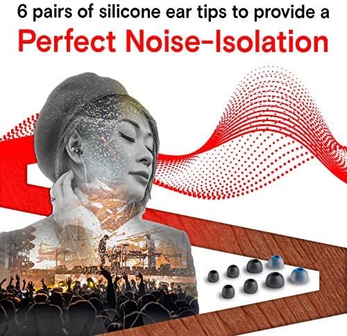 Discover Superior Sound with Symphonized Eco-Friendly Wooden Airtube Earbuds – Immerse Yourself in 3 D Audio Bliss, Deep Bass from 8 mm Drivers, Integrated Mic for Effortless Communication, and Universal 3.5 mm Compatibility – Ergonomically Designed for Comfort During Extended Listening Sessions – Perfect for Audiophiles and Casual Users Alike