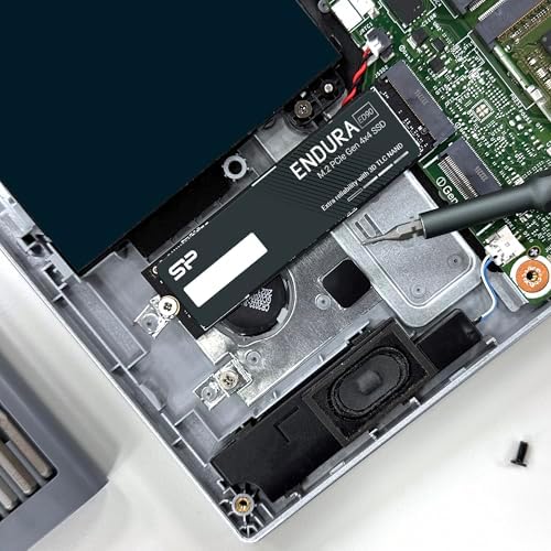 Elevate Your Computing Experience with Silicon Power 500 GB UD90 NVMe 4.0 Gen4 PCIe M.2 SSD – Lightning-Fast Read/Write Speeds of 5,000/2,700 MB/s for Gamers and Creators – Compact, Reliable Storage Solution with Superior Compatibility for All Devices