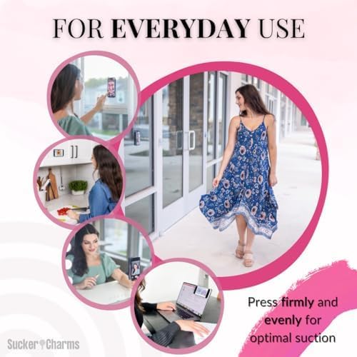 Lavender Fizz Silicone Phone Mount – Versatile Hands-Free Suction Holder for i Phone & Android – Ideal Tik Tok Filming & Video Call Accessory – Secure, Removable Grip for Effortless Mobile Use – Stylish & Functional Design for On-the-Go Convenience